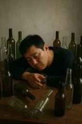 알콜중독, 중독자, 패가망신, 술