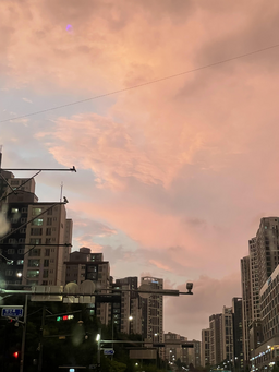 도시, 중심지, 도시의, 사무실빌딩, 도시풍경, 고층건물, 옥외, 하늘, 이웃, 아파트건물, 노을