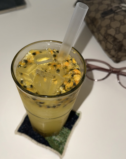 과일, 에이드, 카페, 감성, 노랑, 빈티지