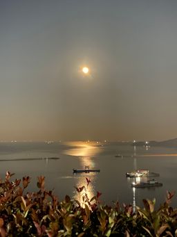달, 달빛, 풍경, 바다, 아름다운, 감성적인, Moon, Sea