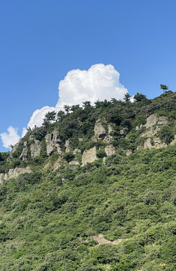 산, 하늘, 커다란구름, 자연, 절경, 푸른숲, 여름하늘, 여행, 산과하늘, 뭉게구름, 풍경