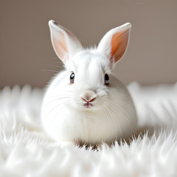 토끼, 귀여운, 흰색토끼, 갈색토끼, 스튜디오, 동물, 사랑스러운, 이불, Rabbit, Cute, White, rabbit, brown, a, studio, animals, Lovely, Blanket