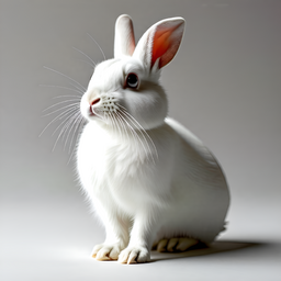 토끼, 귀여운, 흰색토끼, 갈색토끼, 스튜디오, 동물, 사랑스러운, 이불, Rabbit, Cute, White, rabbit, brown, a, studio, animals, Lovely, Blanket