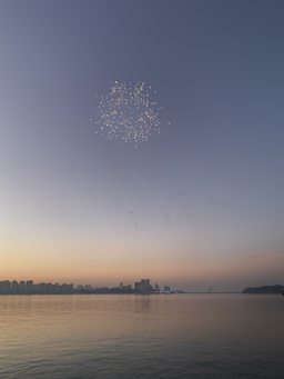 핸드폰, 풍경사진, 배경화면, 바다, 노을, 불꽃놀이, 한강