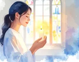 대림절, 예수, 교회, 촛불, 성당, 은혜, 희망