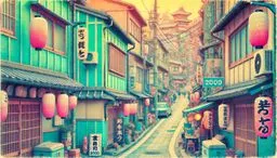 골목, 도시, 도로, 거리, 도시의, 이웃, 길, 건물, 자동차, 일본