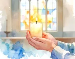 대림절, 예수, 교회, 촛불, 성당, 은혜, 희망