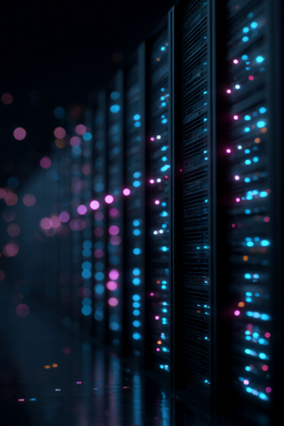 초대장, invitation, 배경, background, 서버, server, 서버랙, rack, 데이터센터, data, center, 우주, space, LED, 보케, bokeh, 랙, 네트워크, network, 인프라, infrastructure, 클라우드, cloud, 빛, glow, 템플릿, template, AI이미지, AI콘텐츠