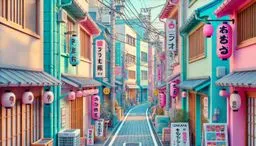 골목, 도시, 도로, 거리, 도시의, 이웃, 길, 건물, 연필그림, 일본골목