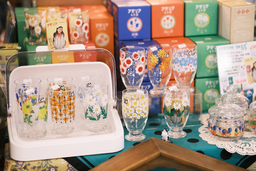 빈티지, 거리, 소품, 컵, 키링, 곰인형, 주방, 가로등, 가로수
