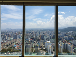 창문, 도시, 전망대