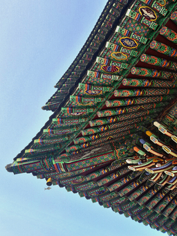 절, 건물, 은하수, 풍경