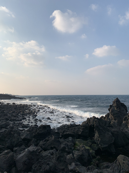 자연, 풍경, 바다, 해변, 하늘, 노을, 여름, 제주도
