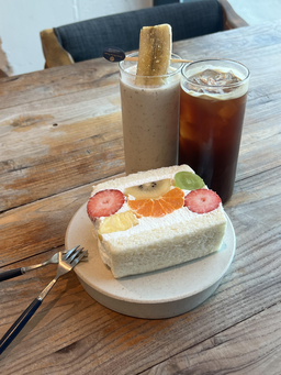 음식, 카페, 디저트, 바다, 고양이, 빵, 커피, 푸른바다, dessert, Cafe