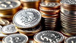 코인, 동전, 돈, 쌓여있는돈, 비트코인, 부자, 주식, 부동산, 재무재표, coin, a, Money, pile, of, money, Bitcoin, the, rich, Stock, real, estate, financial, statement