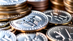 코인, 동전, 돈, 쌓여있는돈, 비트코인, 부자, 주식, 부동산, 재무재표, coin, a, Money, pile, of, money, Bitcoin, the, rich, Stock, real, estate, financial, statement