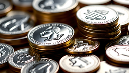 코인, 동전, 돈, 쌓여있는돈, 비트코인, 부자, 주식, 부동산, 재무재표, coin, a, Money, pile, of, money, Bitcoin, the, rich, Stock, real, estate, financial, statement