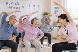노인체조, 어르신, 체조, 노인운동, 복지관