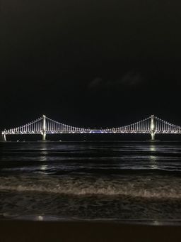 바다, 밤