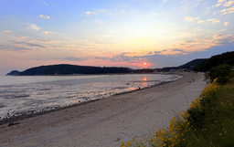Sunset, Summer, 일몰, 여름날바닷가, Seaside, 여름하늘, 낙조, Pinksky