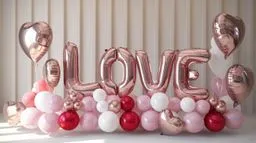 풍선, 장식, 로맨틱, 설정, LOVE, 로즈, 골드, 하트, 모양, 핑크, 레드, 화이트, 파티, 발렌타인데이, 웨딩, 축제, 분위기, 광택, 금속, 우아한, 축하, 부드러운, 조명, 실내, 테마, 이벤트, 장난기, 가득한, 편곡, 러브, 결혼, 기념일, 경쾌한, 디스플레이, 로맨스, 텍스처, 배경, 배열, 앤, 표면, 중성, 아이디어, 영감