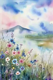 수채화, 감성, 배경화면