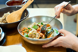 보리밥, 비빔밥, 한식, 식사, 꽁보리밥, 건강식