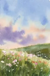 수채화, 자연, 감성, 배경화면
