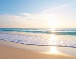 여름, 바다, 파도, 해변, 휴가, 휴양, 휴양지