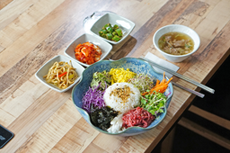 오색비빔밥, 비빔밥, 한식, 요리, 식사, 야채비빔밥