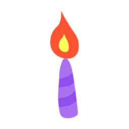 생일초, 양초, 초, 불, 촛불