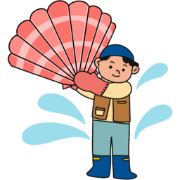 수산인, 해산물, 조개, 가리비판매, seashell, 수산시장, 수산물시장, 어부, 수산업자, 수산업, 수산업의날