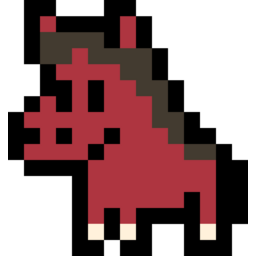 pixel, 픽셀아트, 도트, 동물, animal, 픽셀, chinese, symbol, 12지신, 십이지신, 말, 말띠, horse
