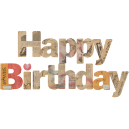 생일, 종이, 창의적, 축하, 컬러풀, 타이포, 타이포그래피, 파스텔, 생일축하해, 카드, 생일파티, 포스터, 캘리그라피, 첫돌, 글자, 빈티지, 신문지, 콜라주, 가족, 사랑, 꾸미기, 다꾸, 다이어리, 장식, 초대