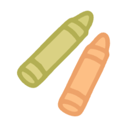 크레용, 크레파스, 색연필, 학용품
