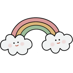 구름, 무지개구름, 구름캐릭터, 구름다꾸, 구름장식, 다꾸, 어린이집, 유치원, 어린이날