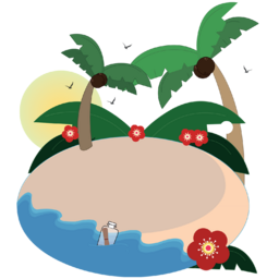island, beach, palm, ocean, tropical, 무인도, 야자수, 해변풍경, 섬여행, 바다그림, 여름소재, 여행일러스트, 휴양지, 남국풍경, 휴가, 자연풍경, 파도, 물놀이, 감성해변, 자연그림, 트로피컬, 모래사장, 바닷가, 풍경소재, 바다일러스트