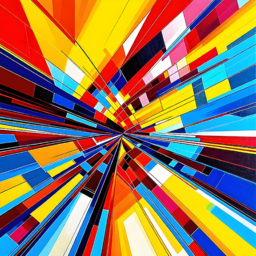 컬러, 색채, 미술, 유화, 화려한, 그림, art, 여성, 히피, 색깔, 아트, 풍경