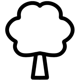 자연, nature, 픽토그램, pictogram, 단순한, simple, 식물, plant, 나무, tree