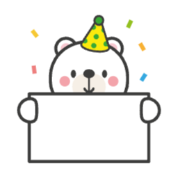 백곰, 생일, 생일파티, 생일축하, 귀여운캐릭터, 이름표, 동물, 네임테그, 네임라벨, 귀여운동물