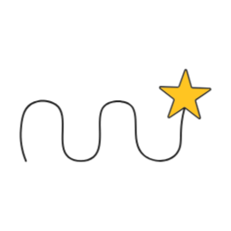 돼지꼬리, 화살표, 별표, 별장식, 포인트, 구분선, 장식선, 별곡선, 나선형라인, 데코