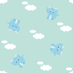 아기, 드래곤, 귀여운, 파랑, 구름, 패턴, 청룡, 청룡캐릭터, Blue, Dragon, Illustration, Character, 청용, 청룡의해, 용띠, 청룡일러스트, 용일러스트, 용캐릭터, 청룡패턴, 캐릭터패턴, 구름패턴, 귀여운패턴, 2024년