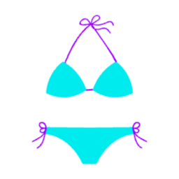 수영복, 수영, 비키니