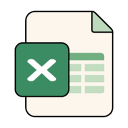 엑셀, 파일, 아이콘, Excel, XLS, XLSX, 스프레드시트, 표, 데이터, 문서
