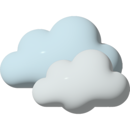 3d, 아이콘, 풍선, 통통, 볼록, 스티커, 구름, cloud, 모양, 둥실, 하늘, sky, 날씨, 흐림, 귀여운, cute, 클라우드, 하늘색, blue
