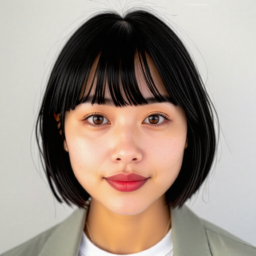 증명사진, 여성, 한국인, 일본인, 웃는여자, 이력서사진, 여자