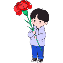 카네이션, 어버이날, 스승의날, 카네이션소녀, 카네이션소년, 소년, 소녀, 꽃을든, 꽃, 꽃선물, 꽃한송이, 한송이, 꽃을든아이, 플라워, 카네이션일러스트, 가정의달, 이벤트, 카네이션모음