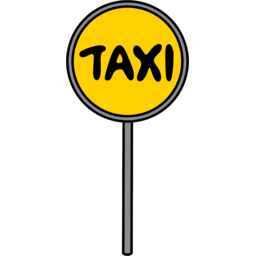 택시, 택시타는곳, 표지판, 택시승차장, Taxi, Taxirank