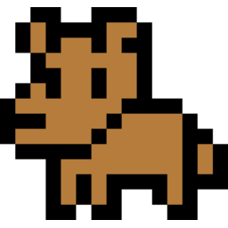 pixel, 픽셀아트, 도트, 동물, animal, 픽셀, 개, 강아지, dog, puppy