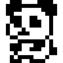 pixel, 픽셀아트, 도트, 동물, animal, 픽셀, panda, 판다, 푸바우